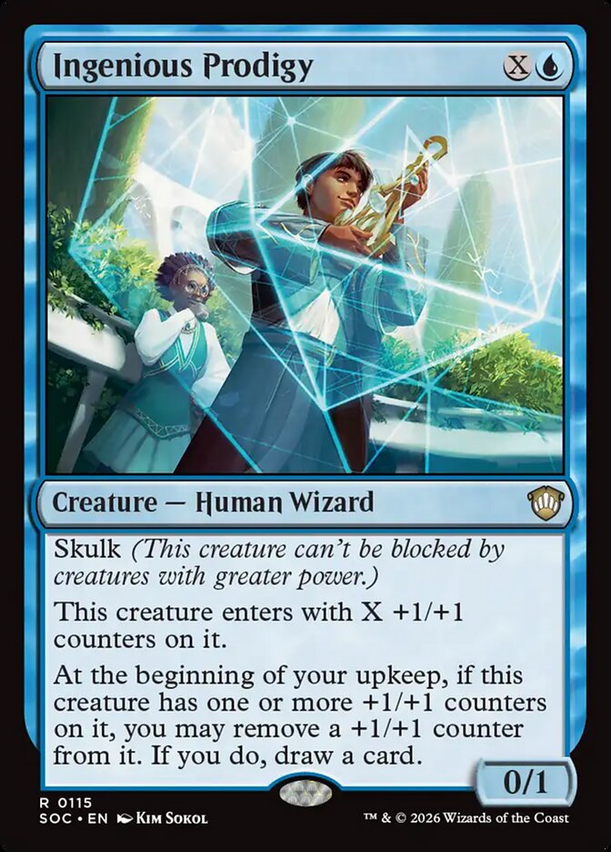 Ingenious Prodigy, Secrets Of Strixhaven Commander Card Art