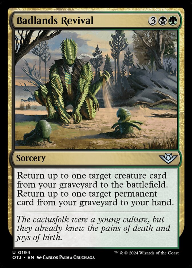 Badlands Revival, Outlaws of thunder junction Card Art