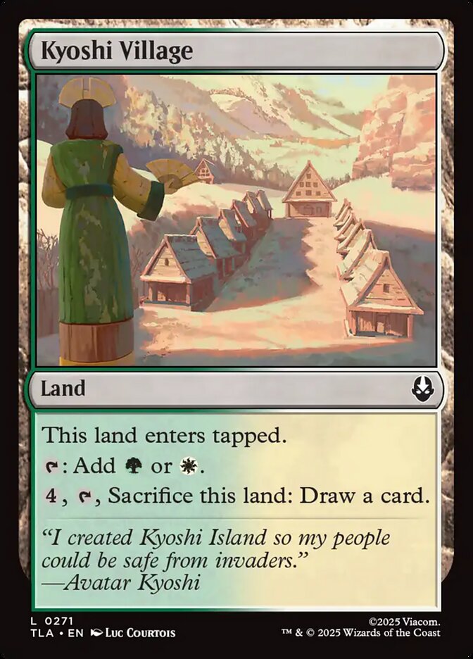 Kyoshi Village, Avatar: The Last Airbender Card Art