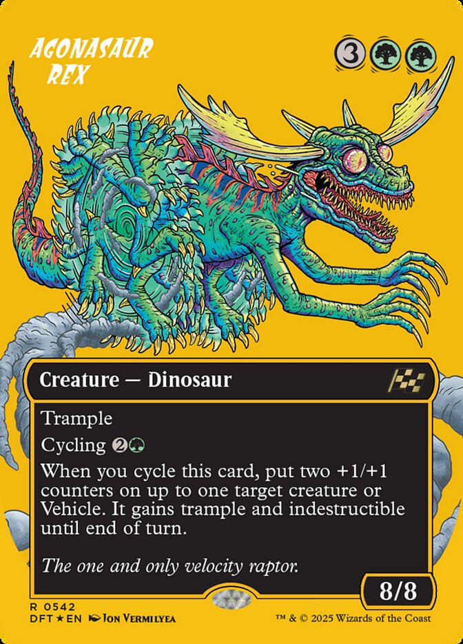 Agonasaur Rex, Aetherdrift Card Art