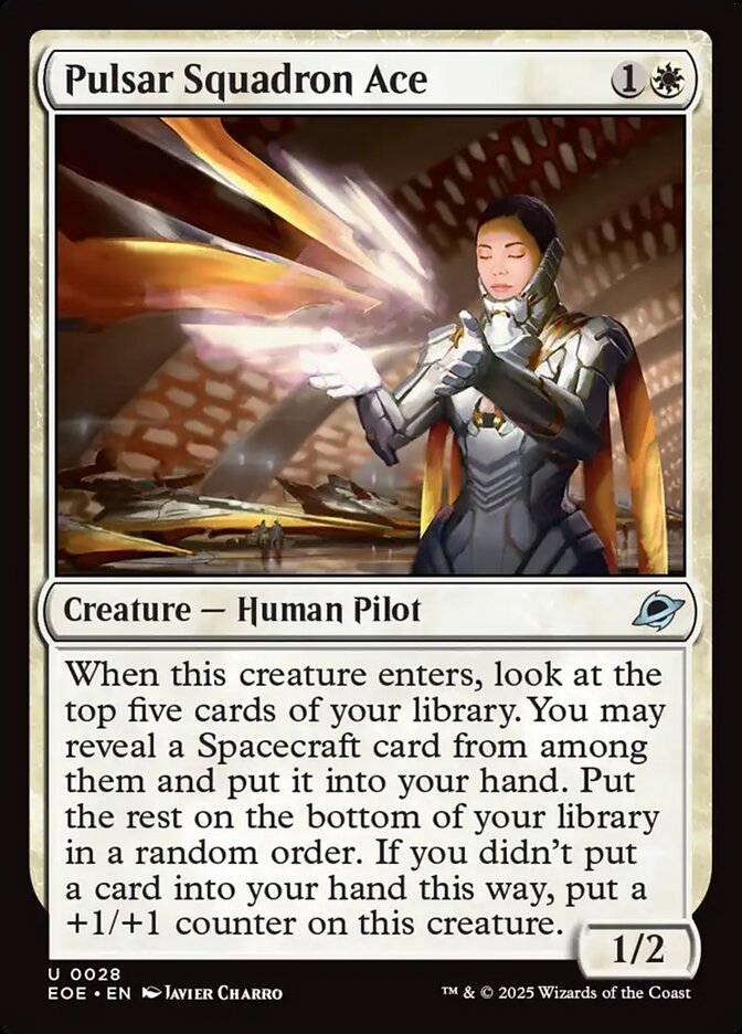 Pulsar Squadron Ace, Edge of eternities Card Art