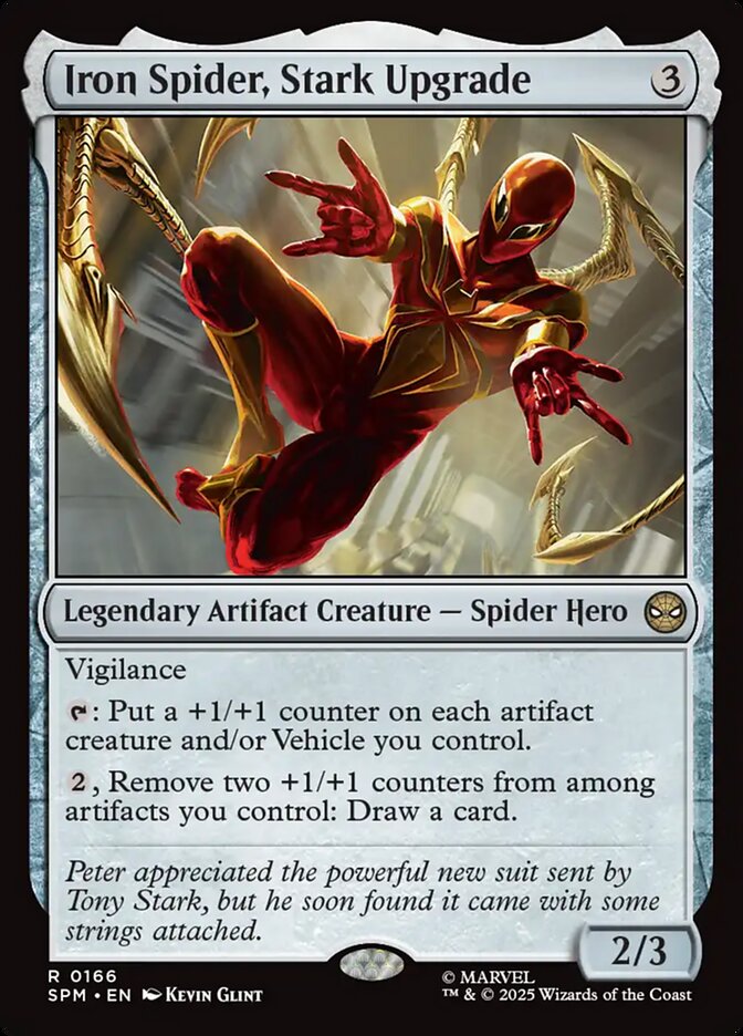 Iron Spider, Stark Upgrade, Marvel'S Spider-Man Card Art