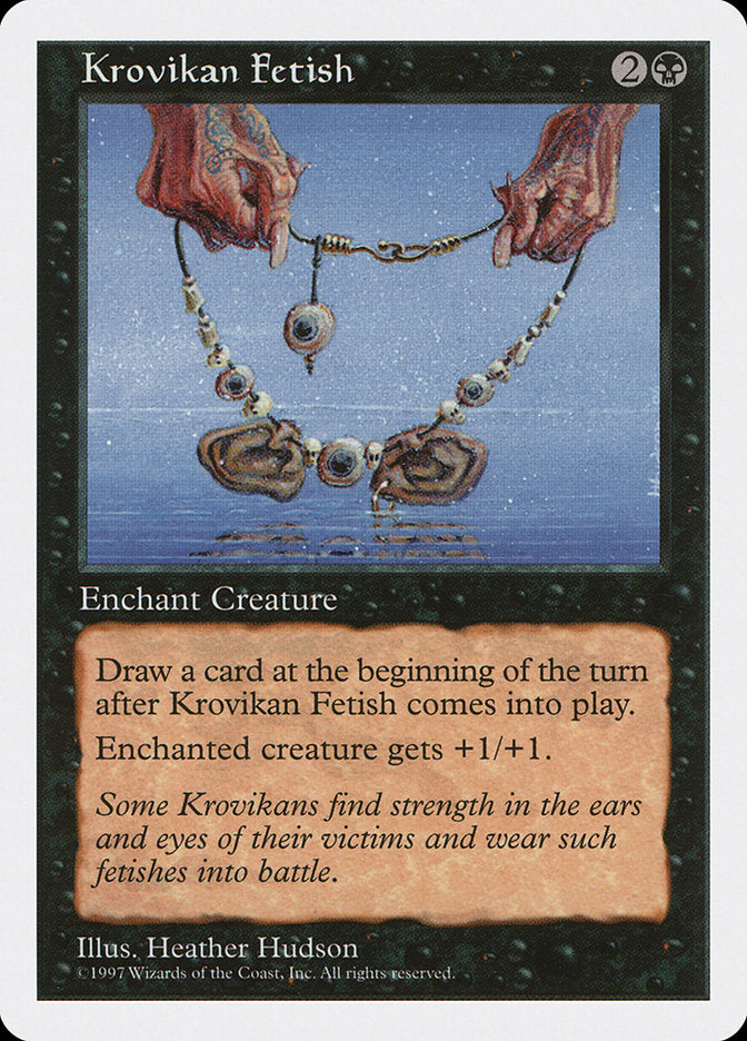 Krovikan Fetish, Fifth Edition Card Art