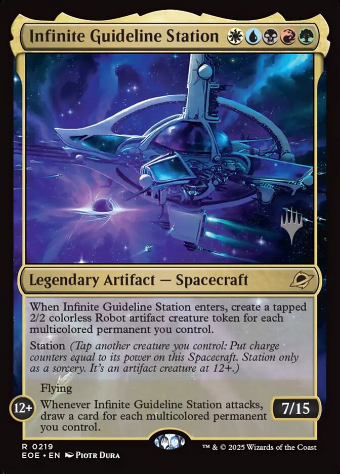Infinite Guideline Station, Edge Of Eternities Promos Card Art