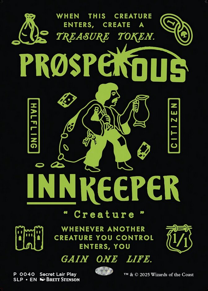 Prosperous Innkeeper, Secret Lair Promo Card Art