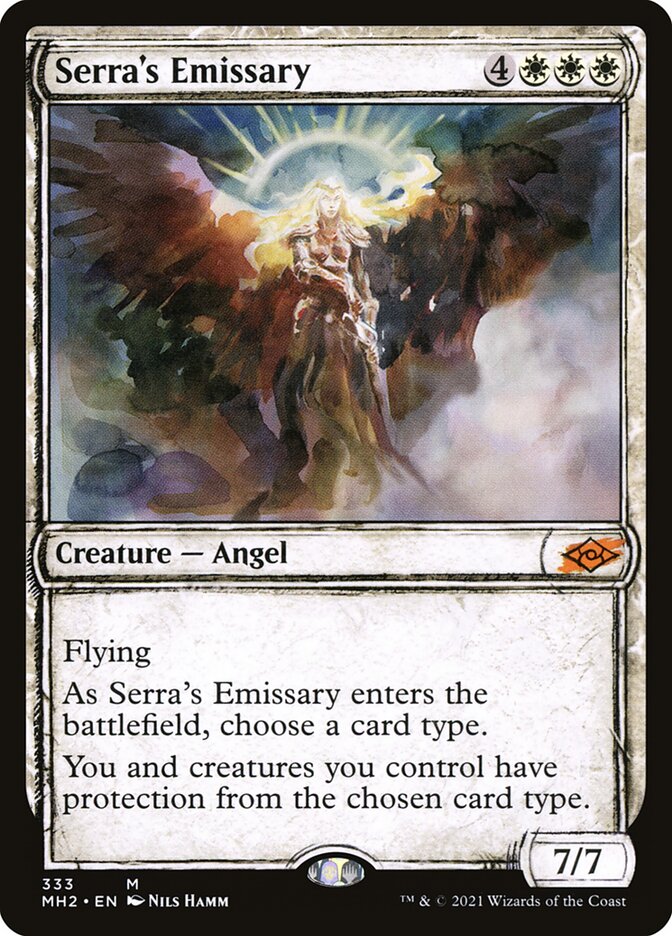 Serra's Emissary, Modern Horizons 2 Card Art