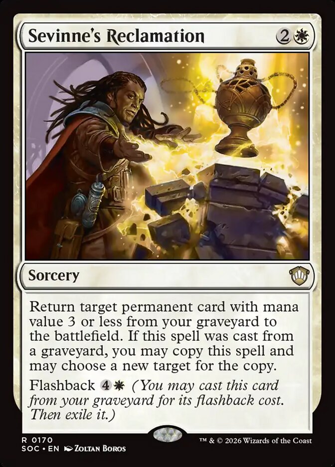 Sevinne's Reclamation, Secrets Of Strixhaven Commander Card Art