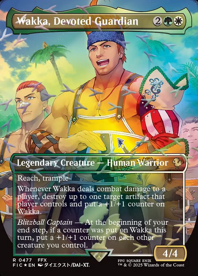 Wakka, Devoted Guardian, Final Fantasy Commander Card Art