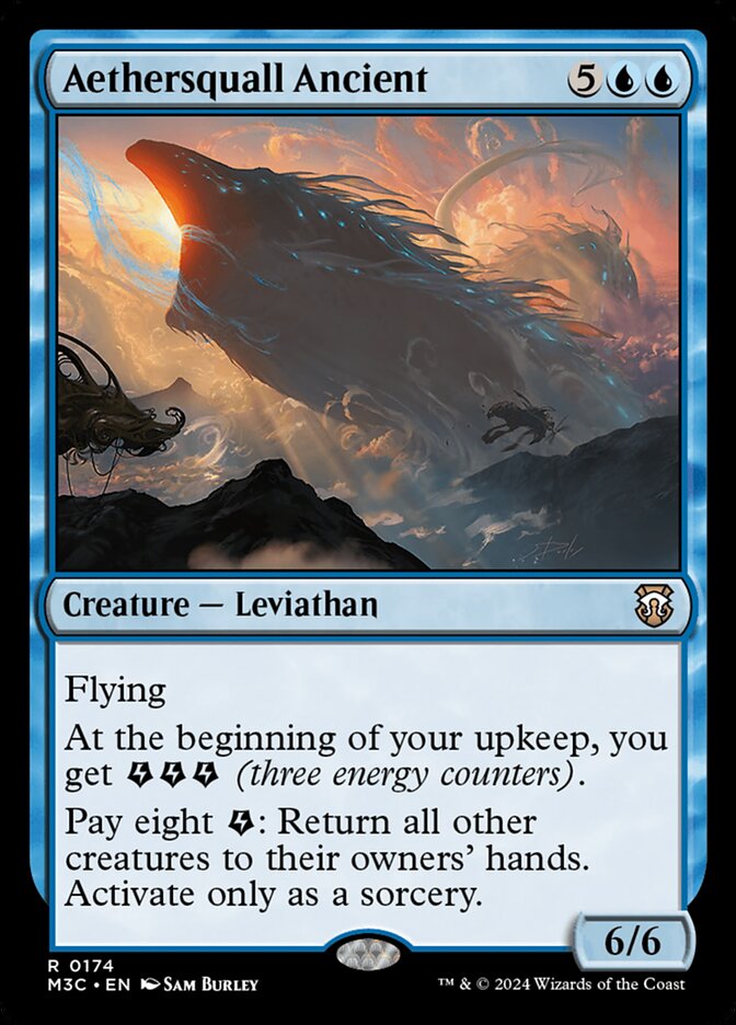 Aethersquall Ancient, Modern horizons 3 commander Card Art
