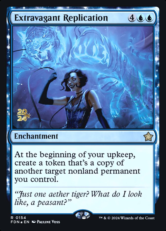 Extravagant Replication, Foundations promos Card Art