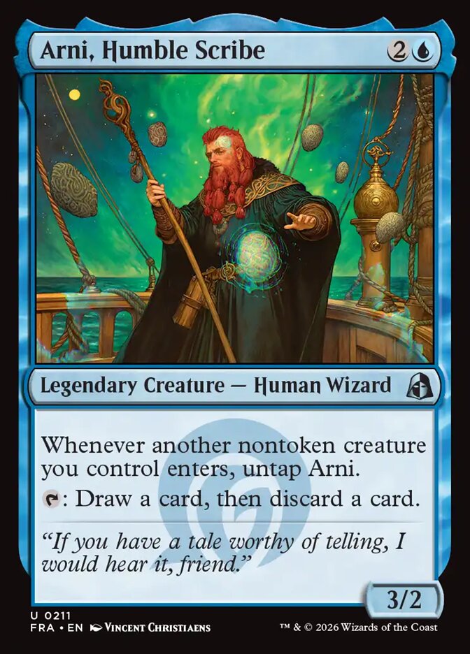 Arni, Humble Scribe, Reality Fracture Card Art
