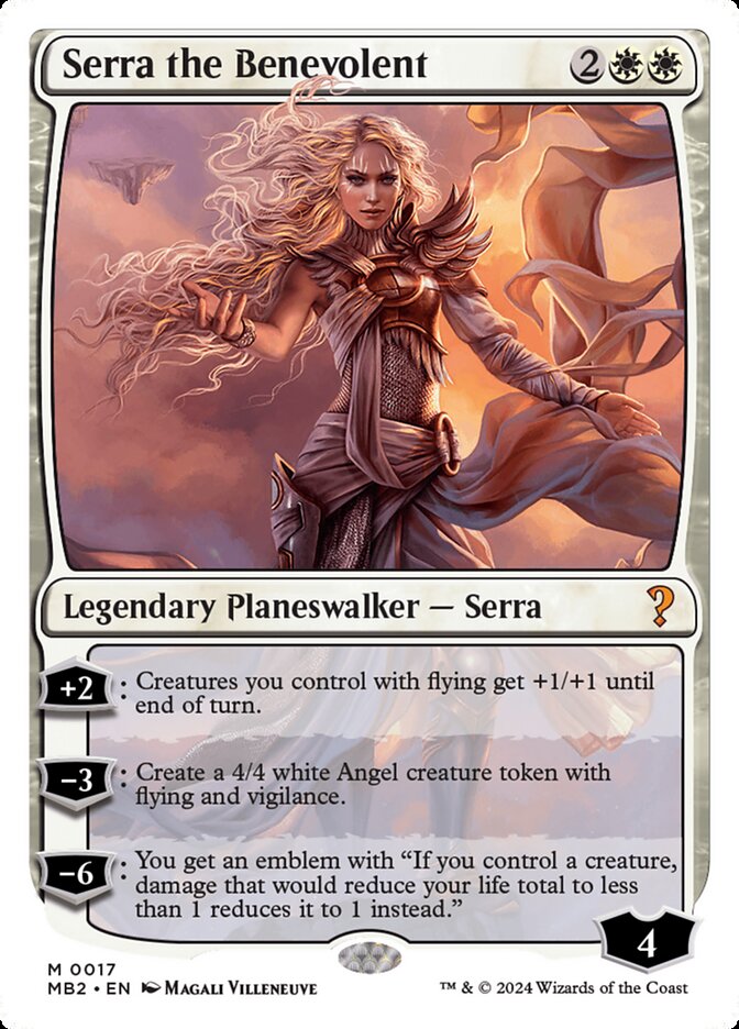 Serra the Benevolent, Mystery Booster 2 Card Art