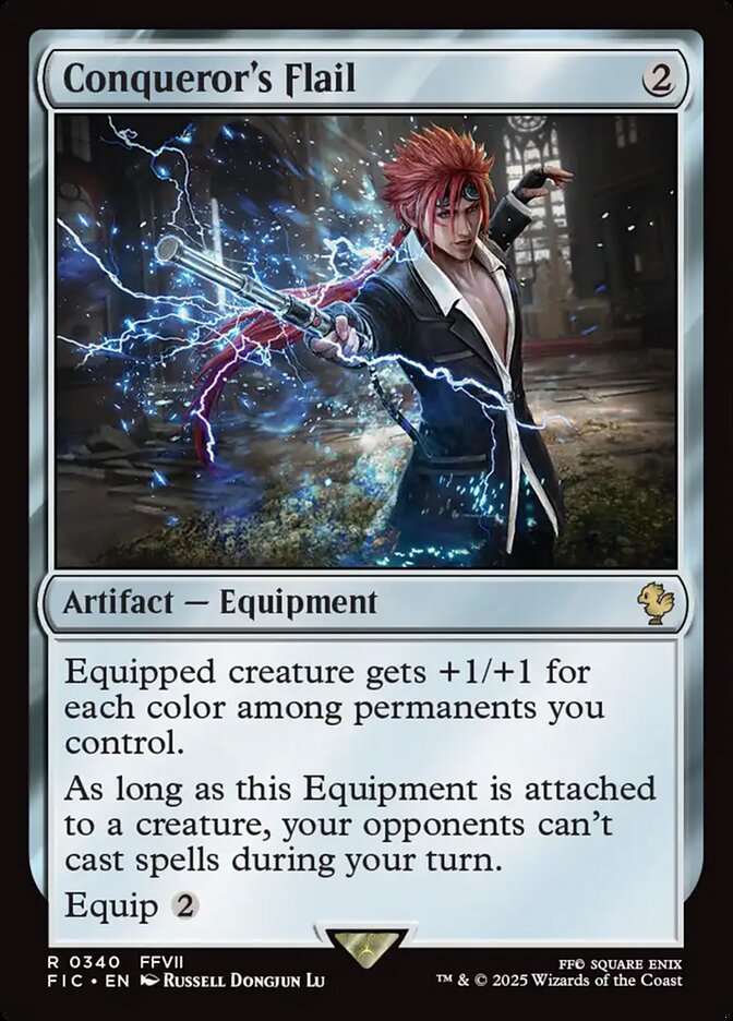 Conqueror's Flail, Final fantasy commander Card Art