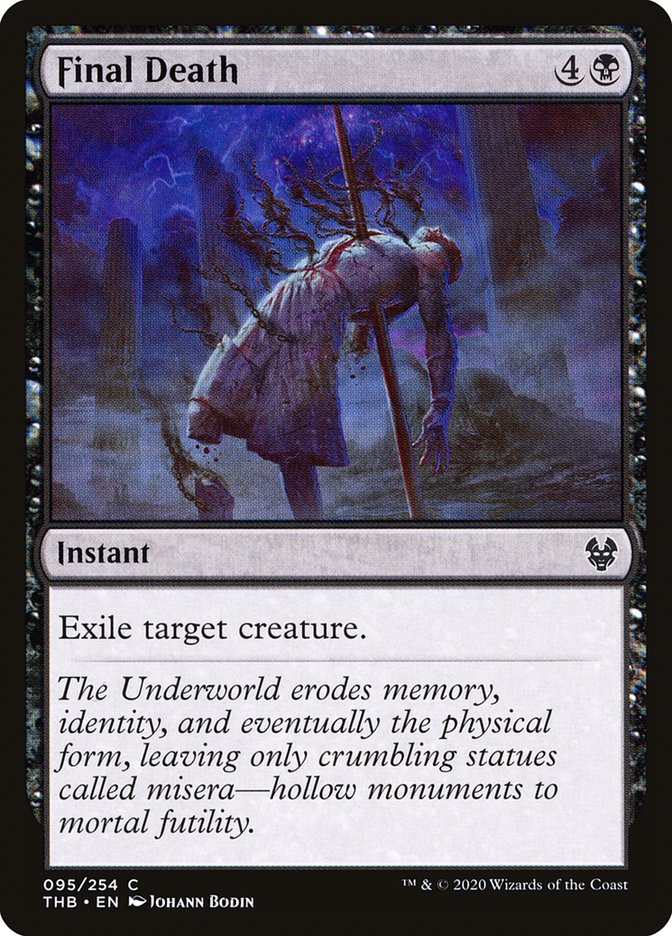 Final Death, Theros beyond death Card Art