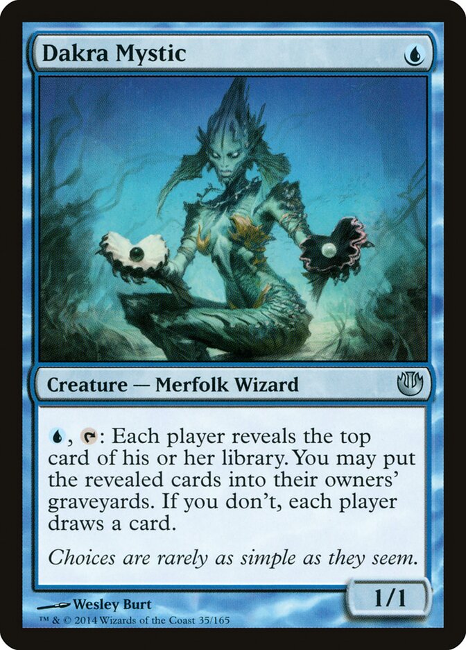 Dakra Mystic, Journey Into Nyx Card Art