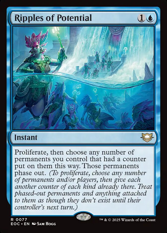 Ripples of Potential, Edge Of Eternities Commander Card Art