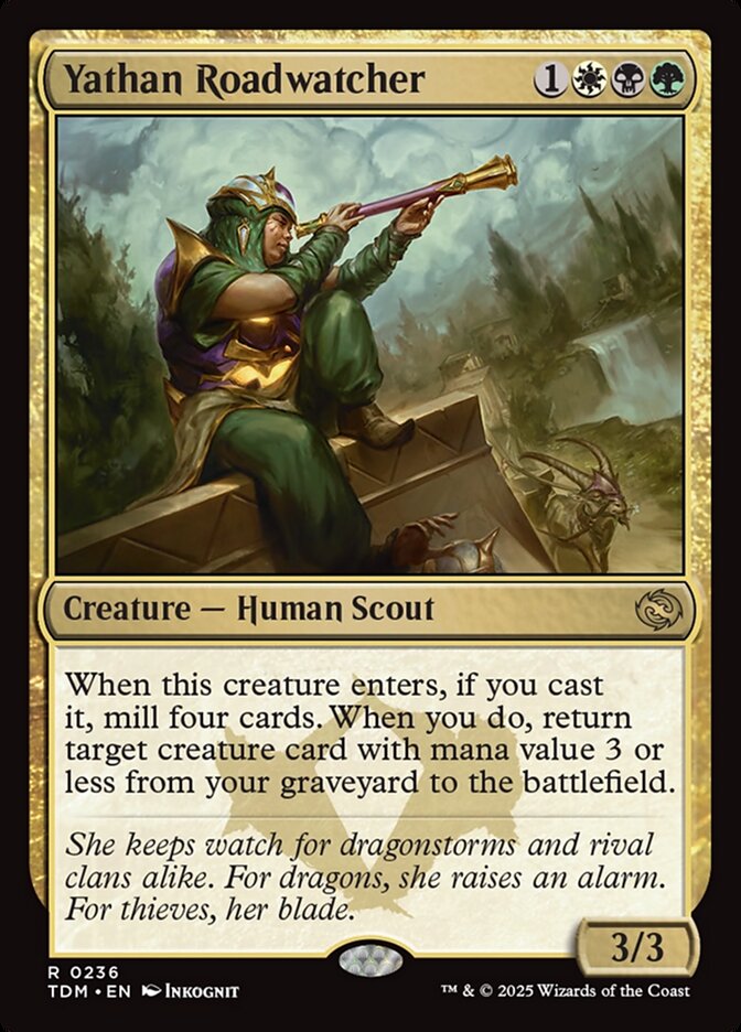 Yathan Roadwatcher, Tarkir: dragonstorm Card Art