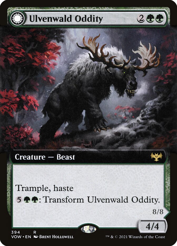 Ulvenwald Oddity // Ulvenwald Behemoth, Innistrad: Crimson Vow Card Art