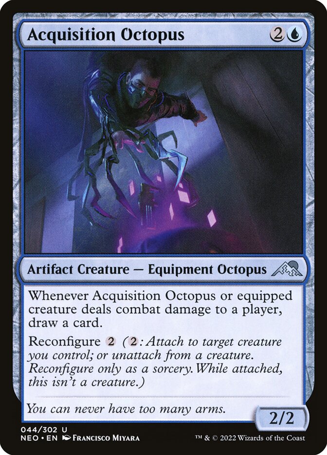 Acquisition Octopus, Kamigawa: neon dynasty Card Art
