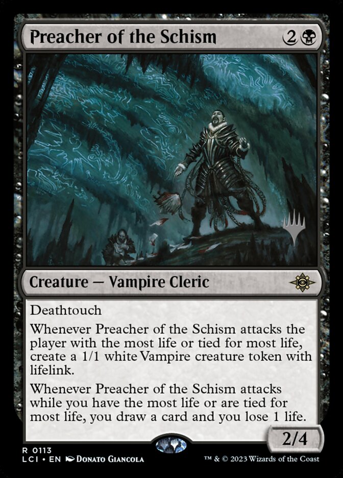 Preacher of the Schism, The Lost Caverns Of Ixalan Promos Card Art