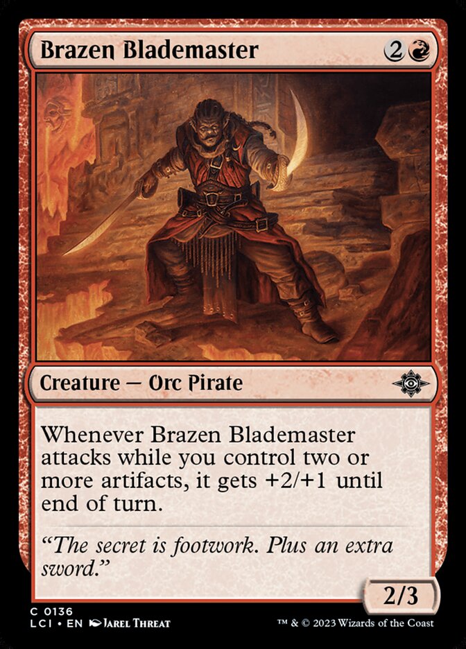 Brazen Blademaster, The lost caverns of ixalan Card Art