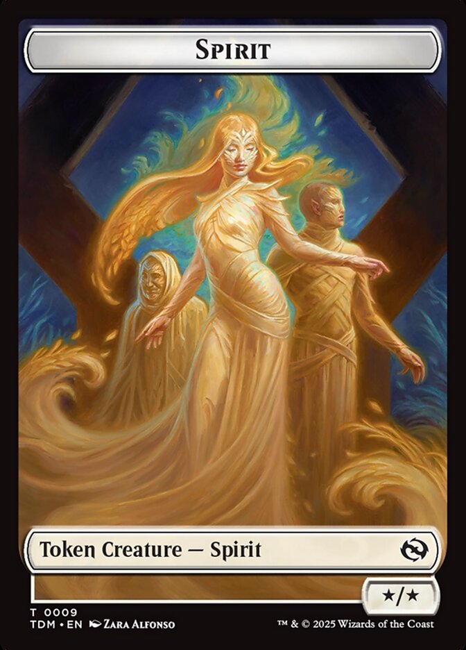 Spirit, Tarkir: dragonstorm tokens Card Art