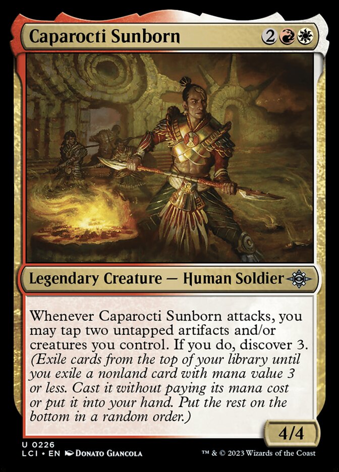 Caparocti Sunborn, The lost caverns of ixalan Card Art