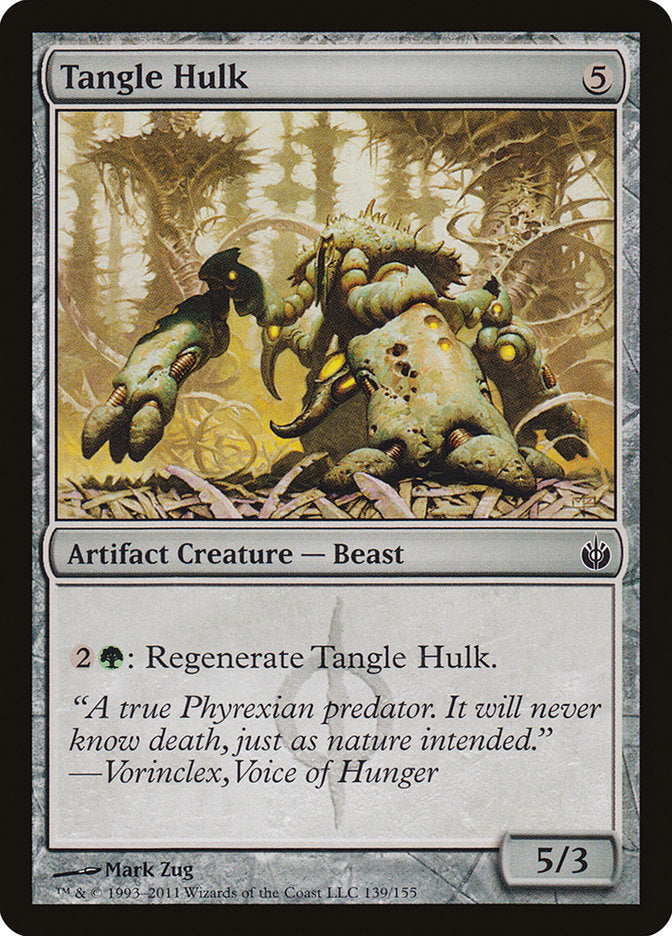 Tangle Hulk, Mirrodin besieged Card Art