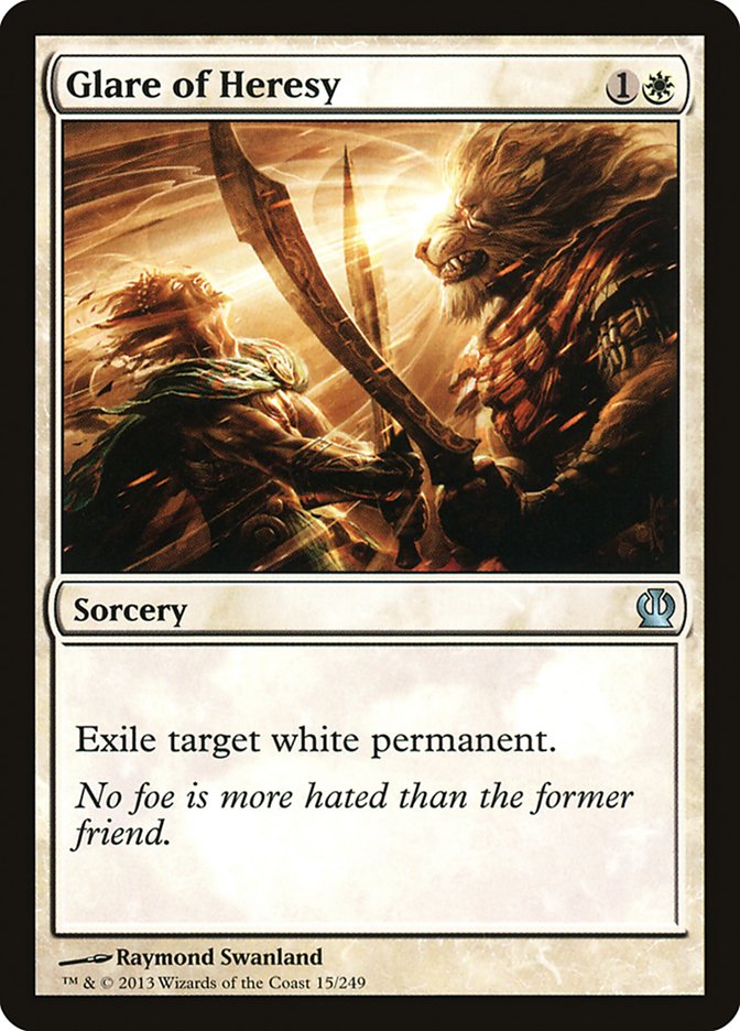 Glare of Heresy, Theros Card Art