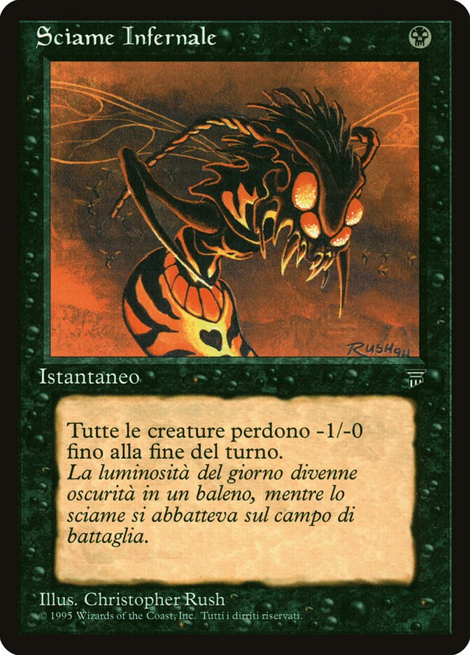 Hell Swarm, Legends Card Art
