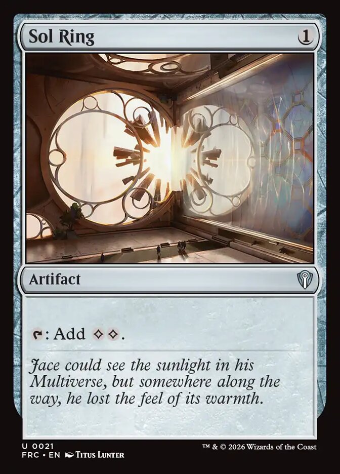 Sol Ring, Reality Fracture Commander Card Art