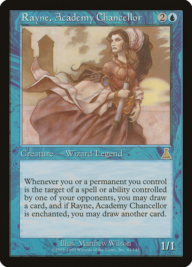 Rayne, Academy Chancellor, Urza's destiny Card Art