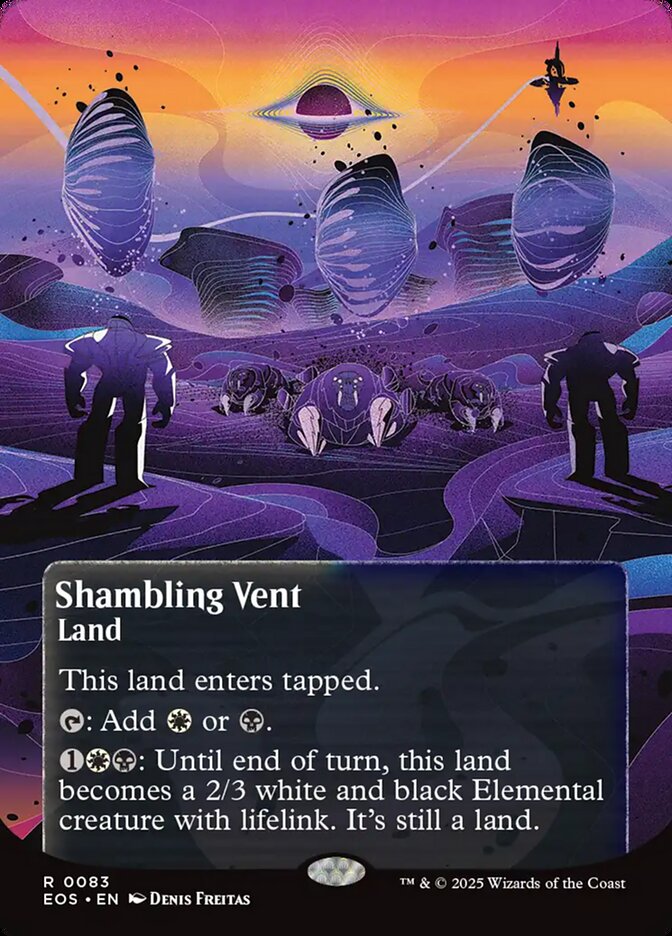 Shambling Vent, Edge of eternities: stellar sights Card Art