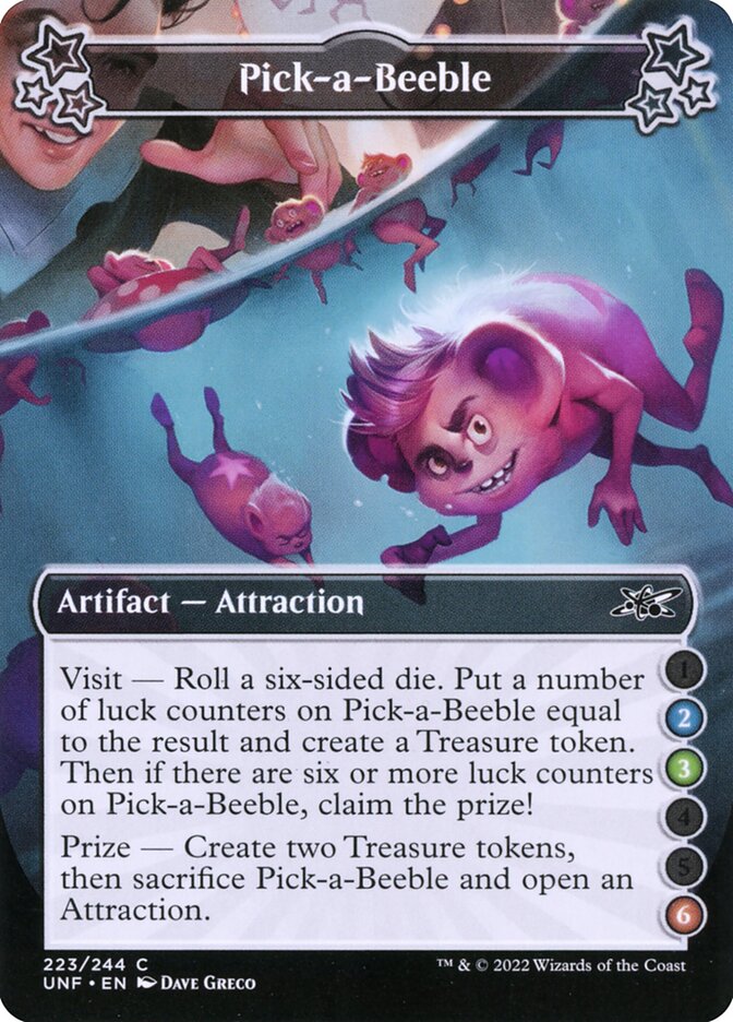Pick-a-Beeble, Unfinity Card Art
