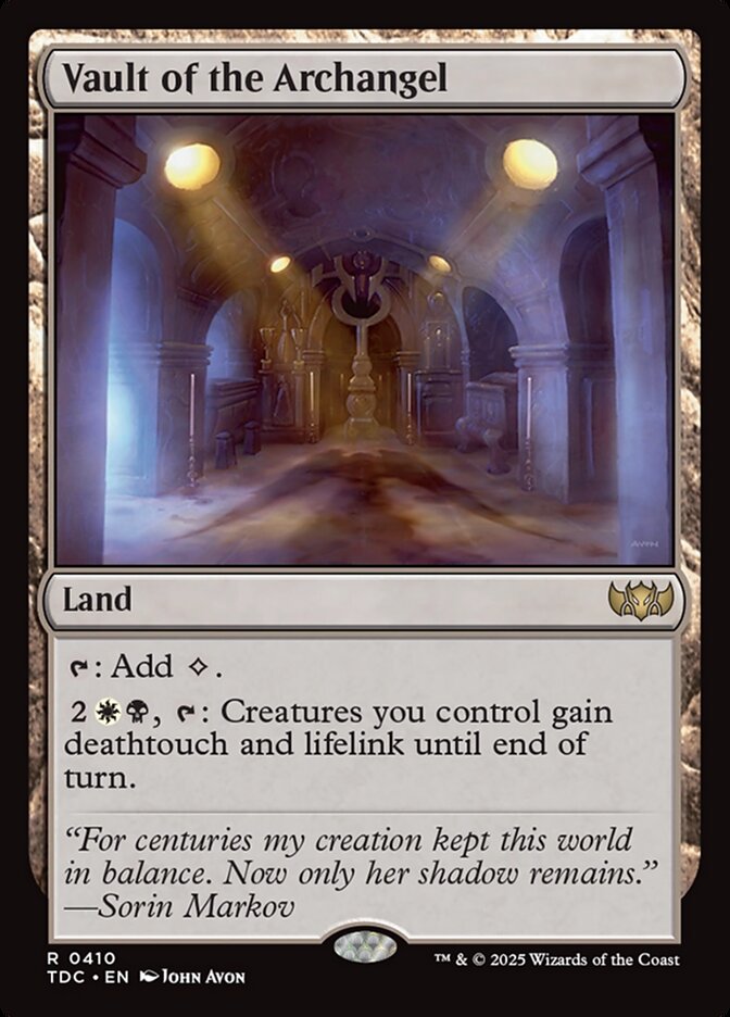 Vault of the Archangel, Tarkir: Dragonstorm Commander Card Art
