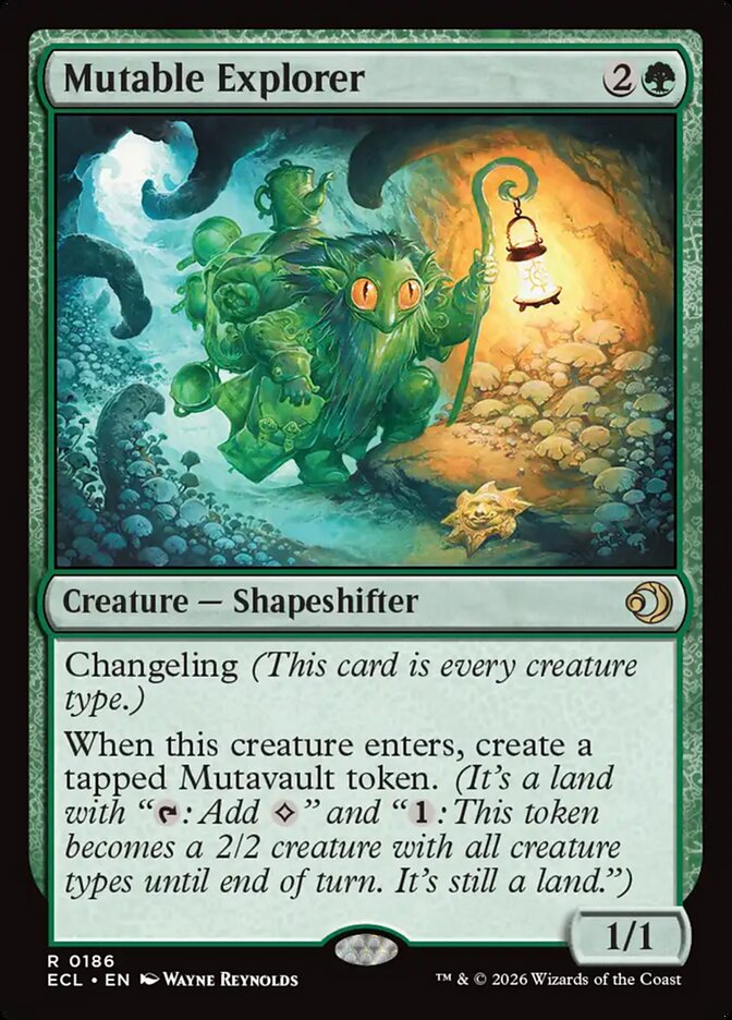 Mutable Explorer, Lorwyn Eclipsed Card Art
