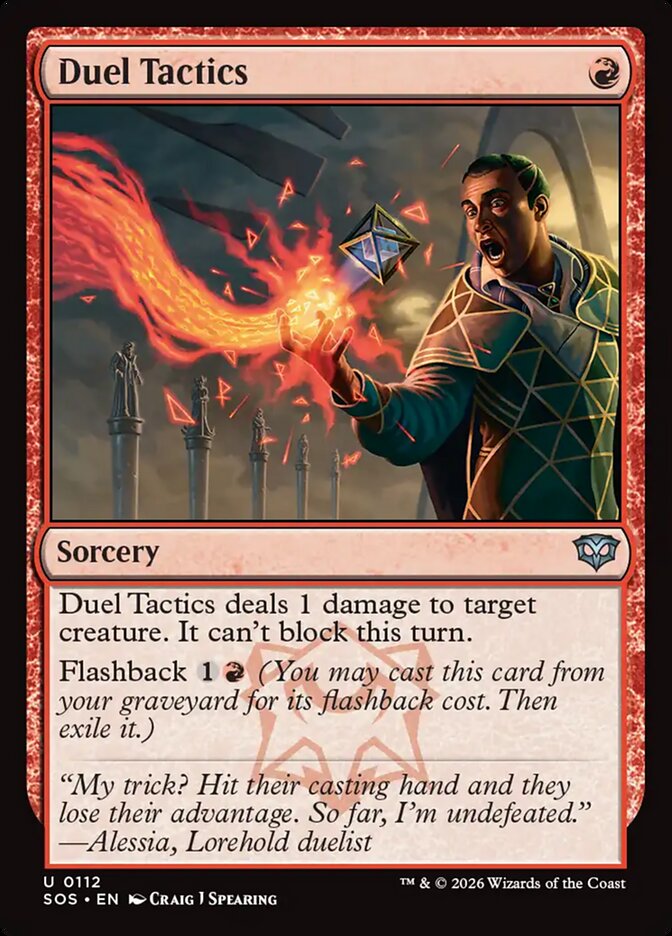 Duel Tactics, Secrets Of Strixhaven Card Art