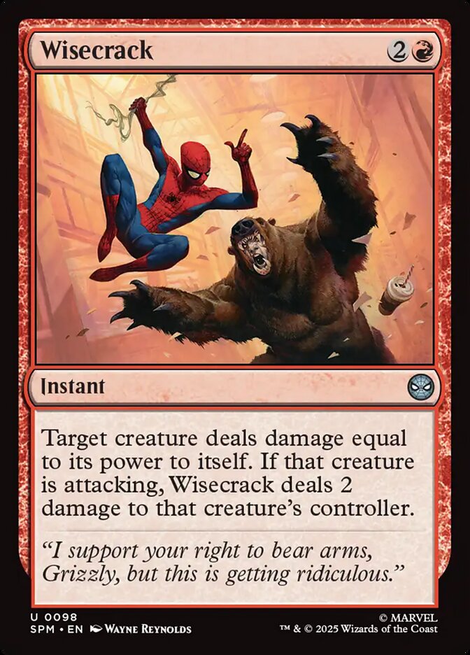 Wisecrack, Marvel'S Spider-Man Card Art