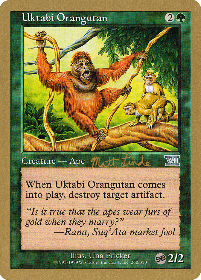 Uktabi Orangutan, World Championship Decks 1999 Card Art