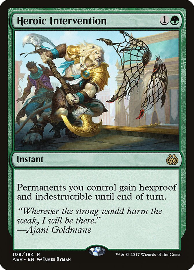 Heroic Intervention, Aether Revolt Card Art