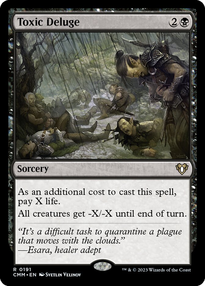 Toxic Deluge, Commander masters Card Art