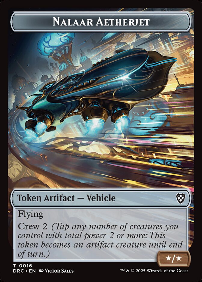 Nalaar Aetherjet, Aetherdrift Commander Tokens Card Art
