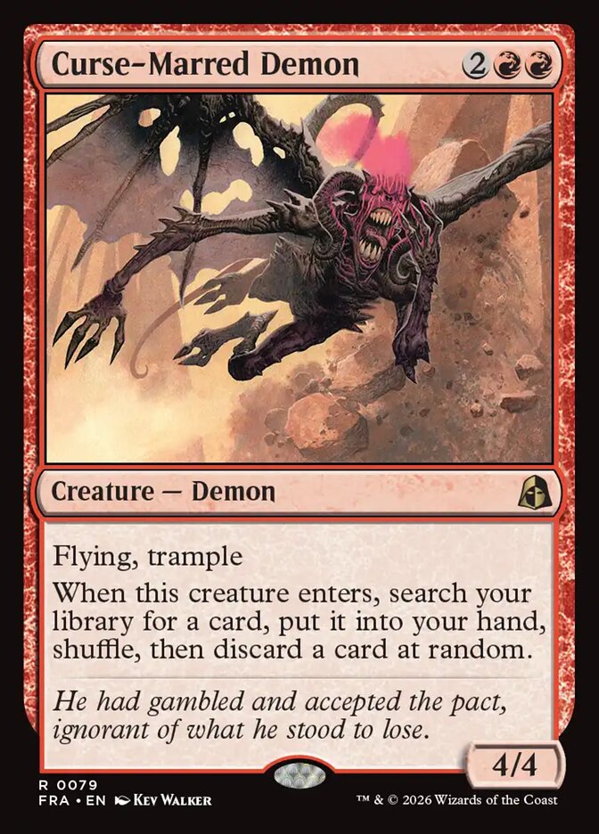 Curse-Marred Demon, Reality Fracture Card Art