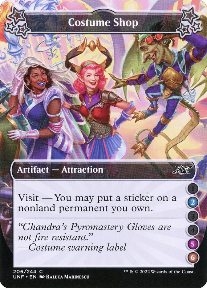 Costume Shop, Unfinity Card Art