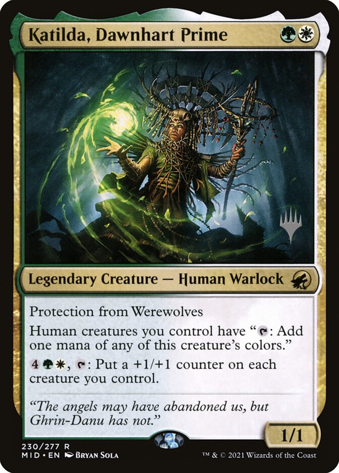 Katilda, Dawnhart Prime, Innistrad: midnight hunt promos Card Art