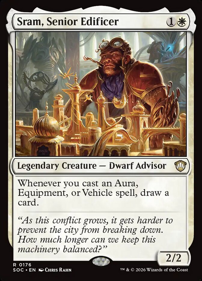Sram, Senior Edificer, Secrets Of Strixhaven Commander Card Art