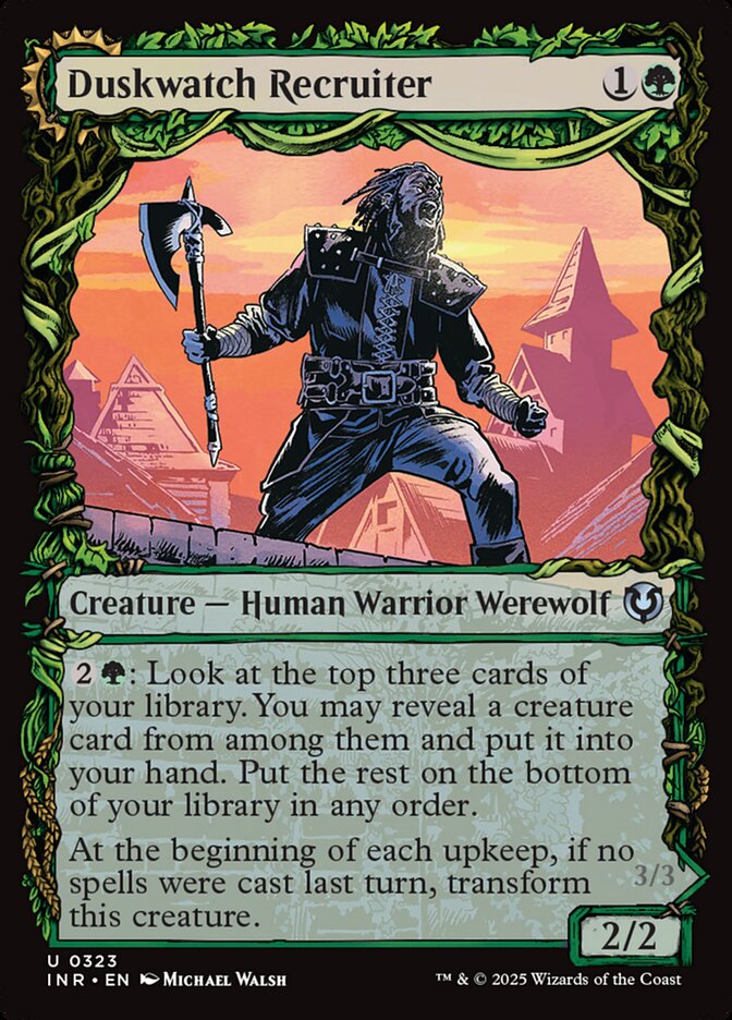 Duskwatch Recruiter // Krallenhorde Howler - Foil