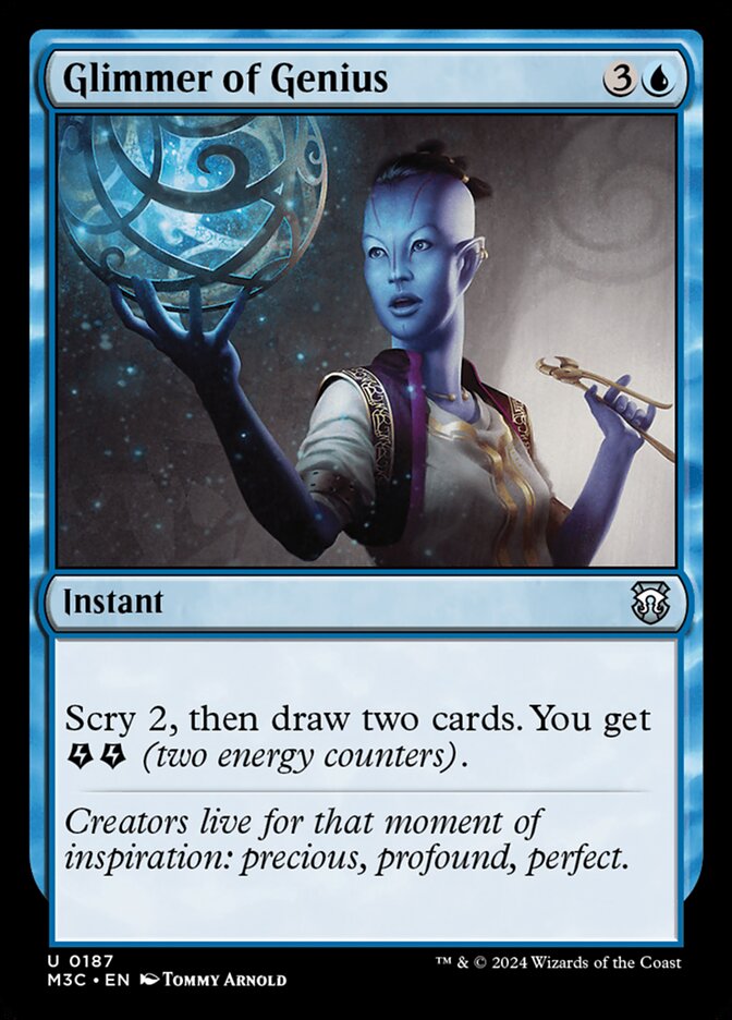 Glimmer of Genius, Modern horizons 3 commander Card Art