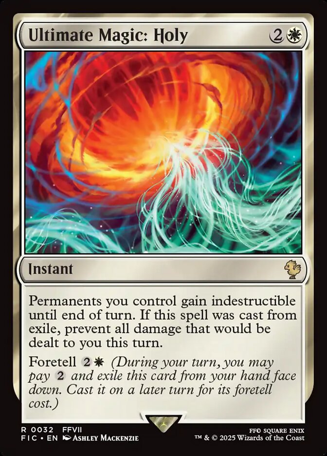 Ultimate Magic: Holy, Final fantasy commander Card Art