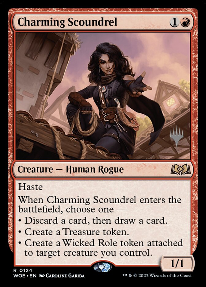Charming Scoundrel, Wilds of eldraine promos Card Art